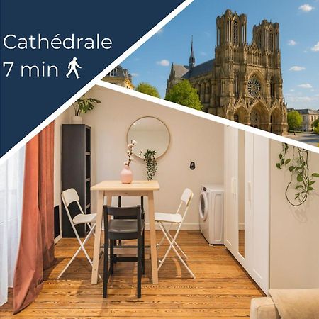 Appartement Cosy Proche Cathedrale Reims Kültér fotó